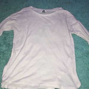 plain white long sleeve shirt